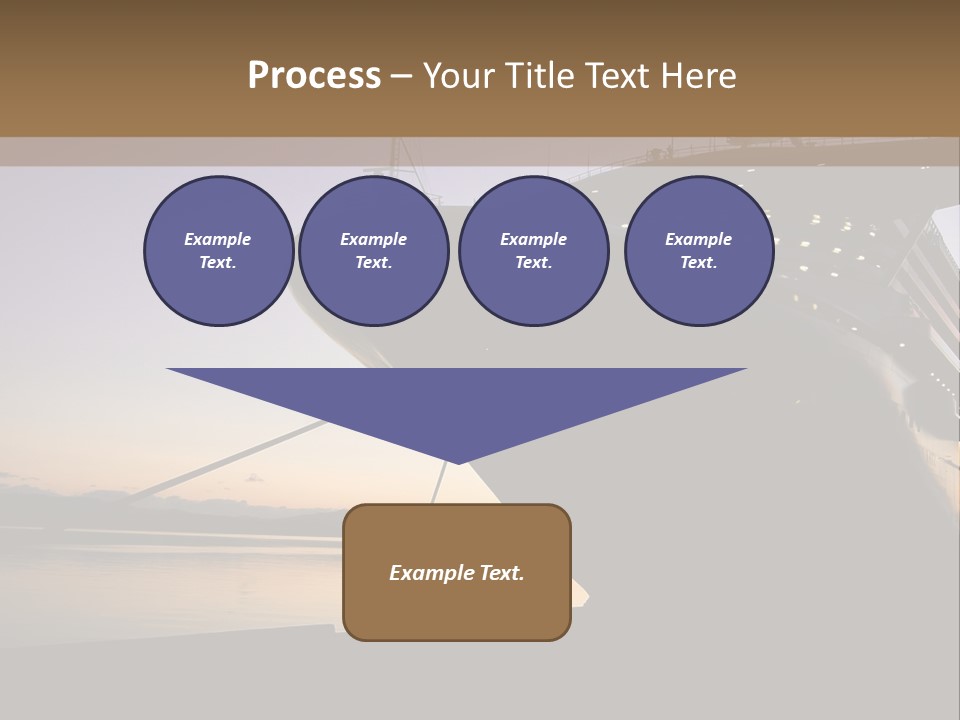 Relaxation Sunset Island PowerPoint Template