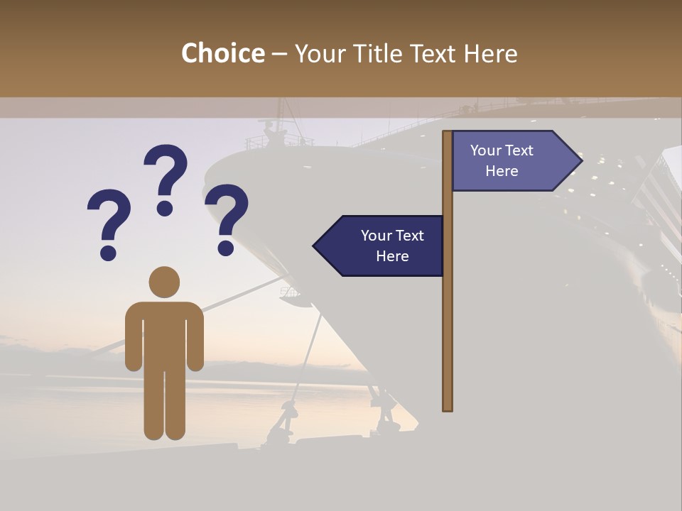 Relaxation Sunset Island PowerPoint Template