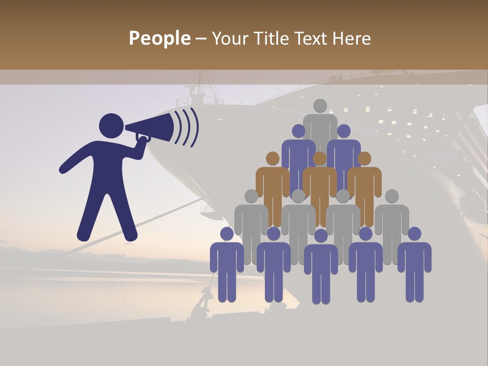 Relaxation Sunset Island PowerPoint Template