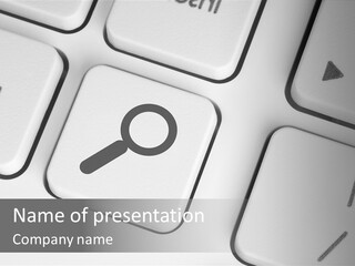 Technology Analyze Closeup PowerPoint Template