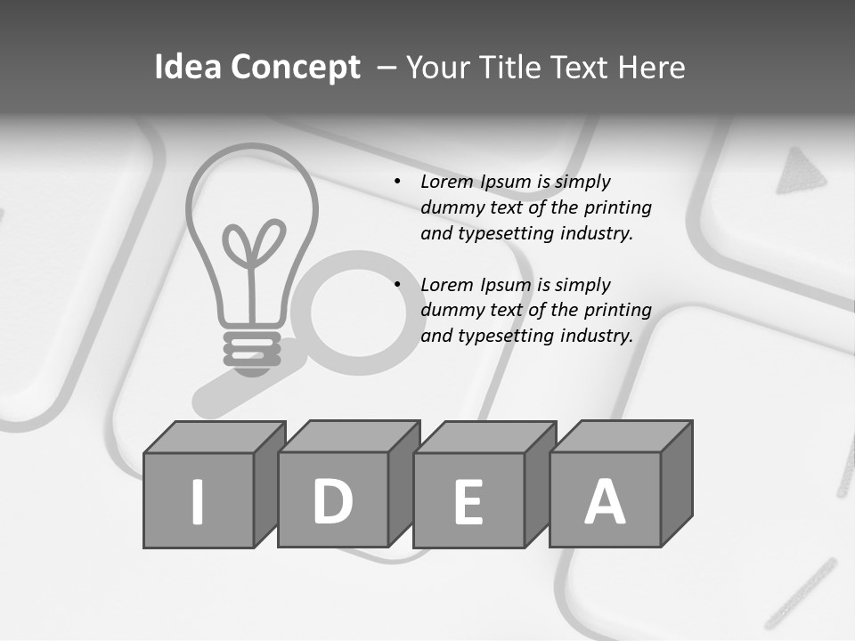 Technology Analyze Closeup PowerPoint Template