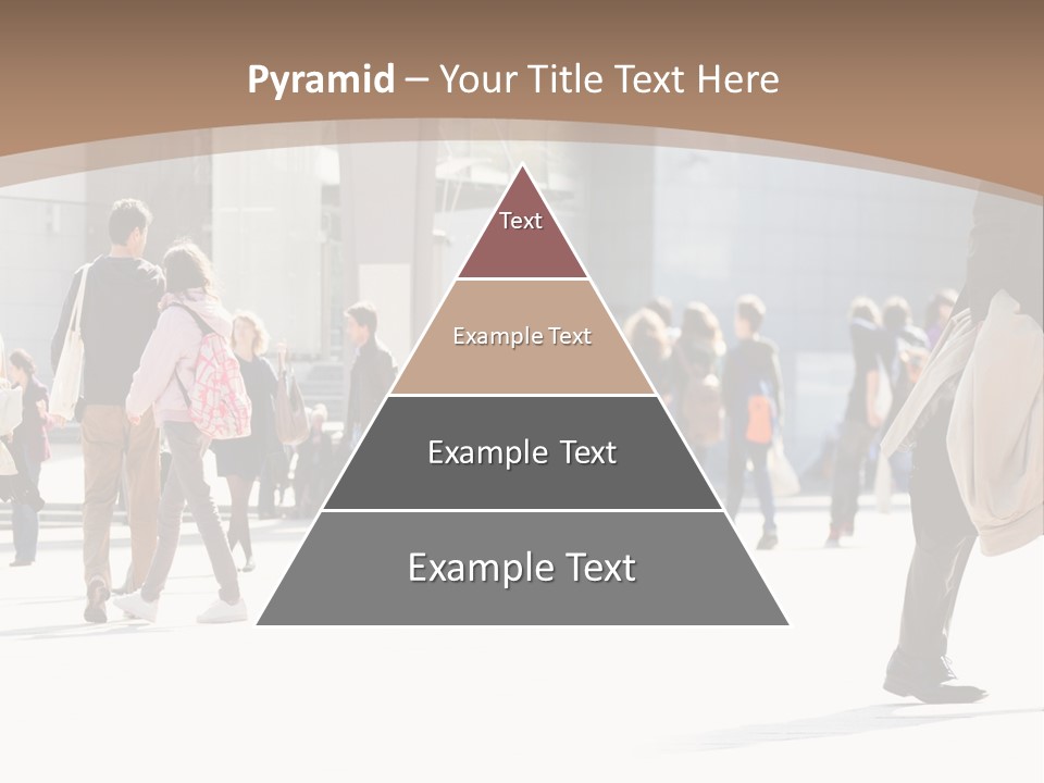 Stepping Men City PowerPoint Template