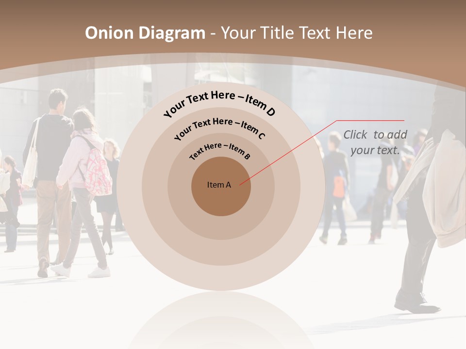 Stepping Men City PowerPoint Template