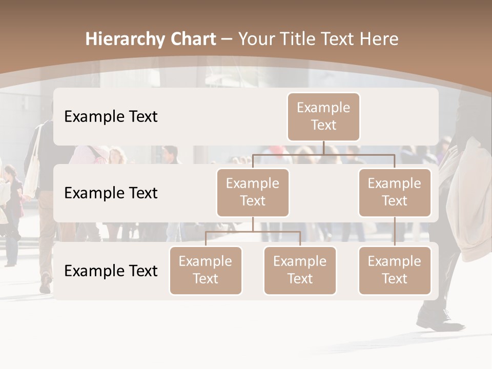 Stepping Men City PowerPoint Template
