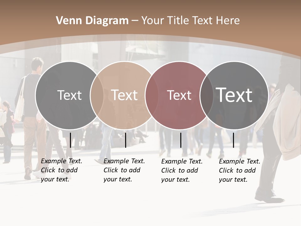 Stepping Men City PowerPoint Template