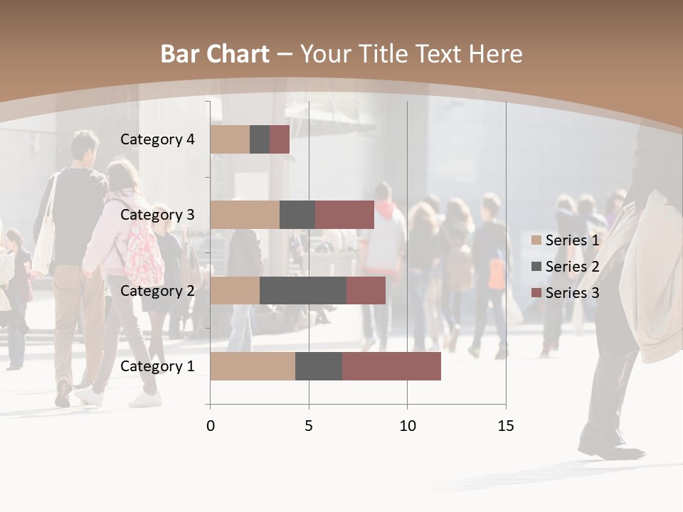 Stepping Men City PowerPoint Template