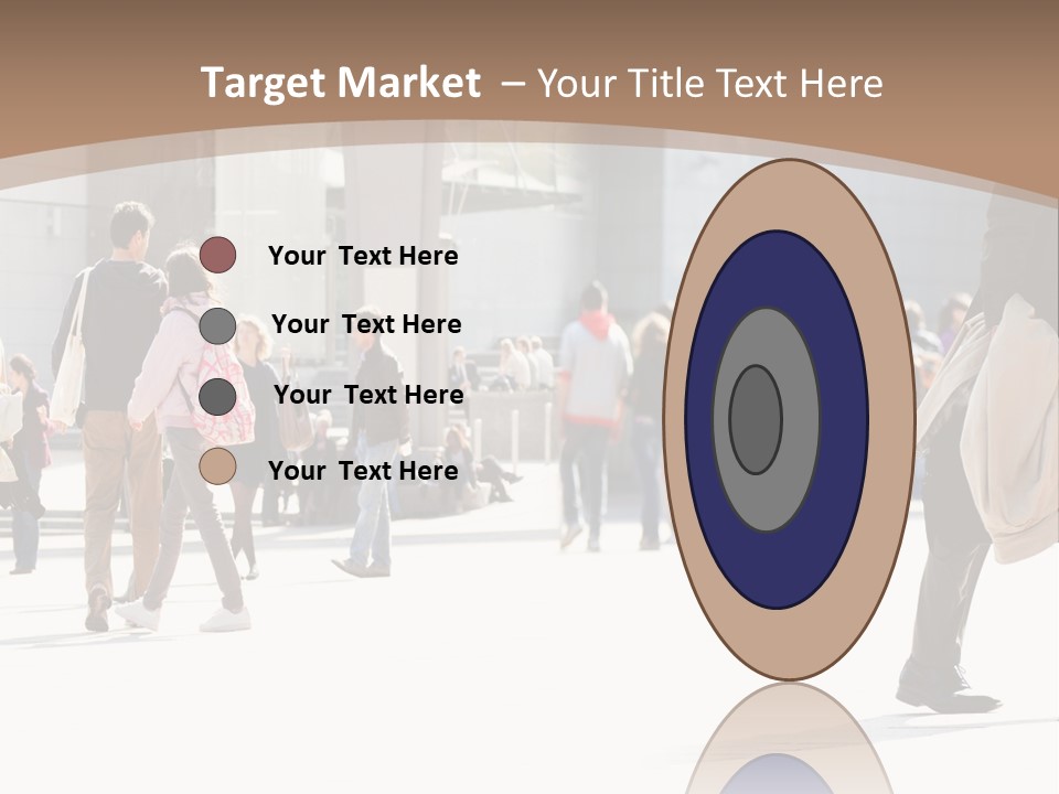 Stepping Men City PowerPoint Template