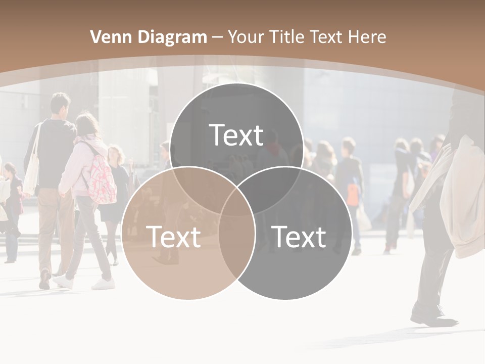 Stepping Men City PowerPoint Template