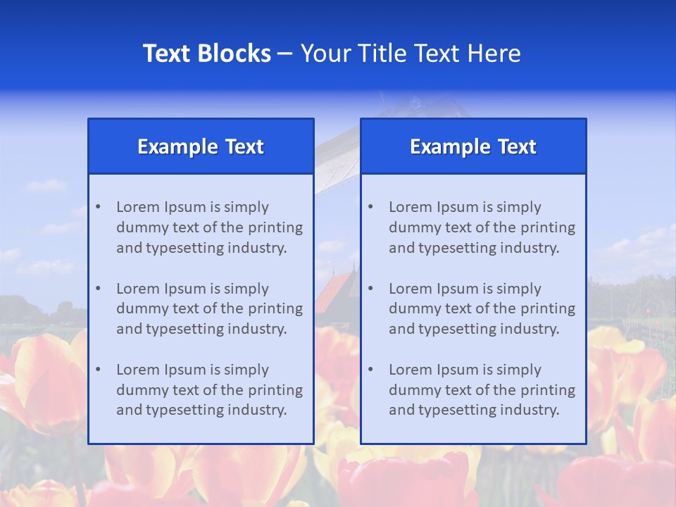 View Holland Nature PowerPoint Template