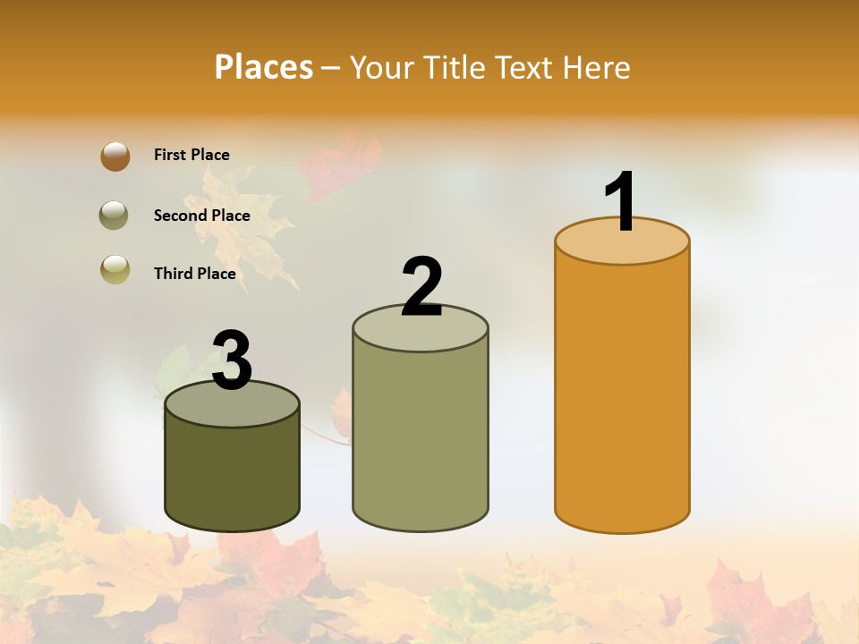Bokeh Clean Seasonal PowerPoint Template