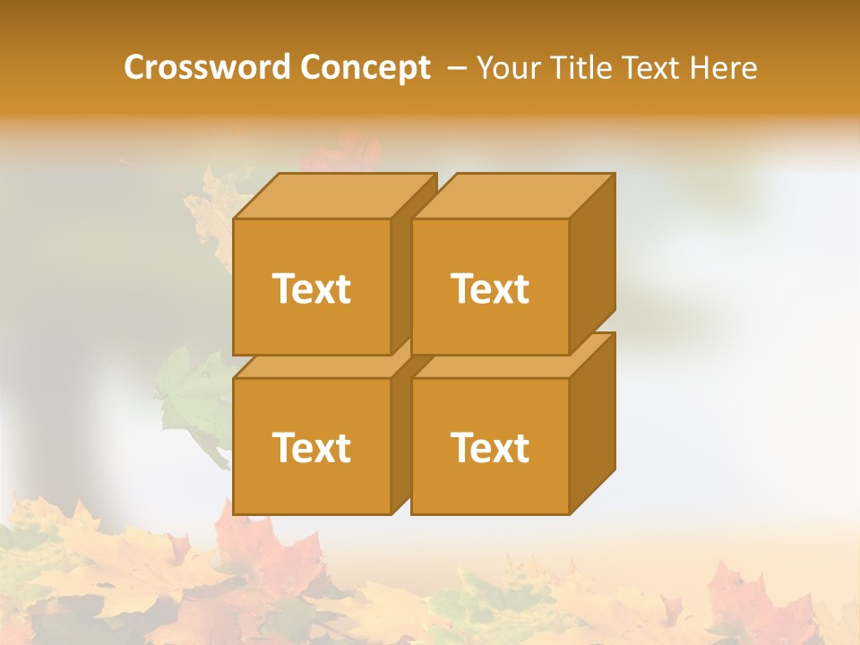 Bokeh Clean Seasonal PowerPoint Template