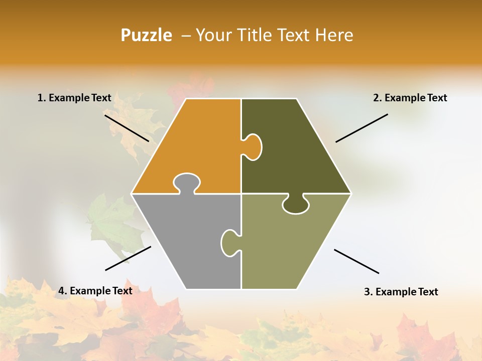 Bokeh Clean Seasonal PowerPoint Template