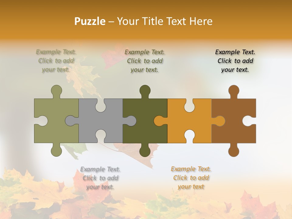 Bokeh Clean Seasonal PowerPoint Template