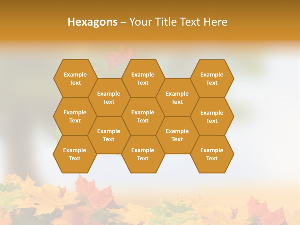 Bokeh Clean Seasonal PowerPoint Template