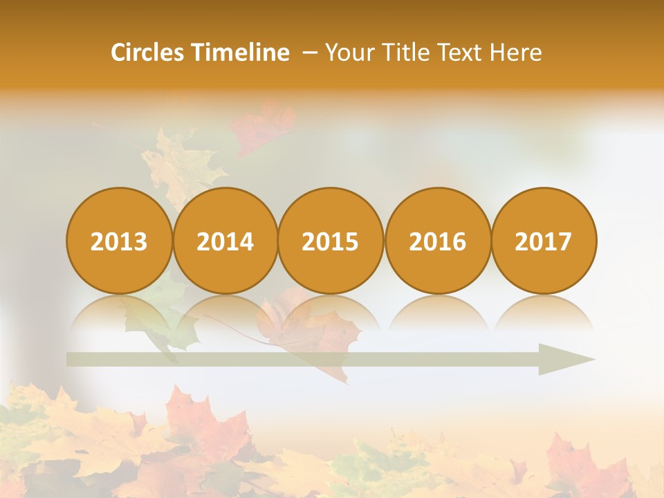 Bokeh Clean Seasonal PowerPoint Template