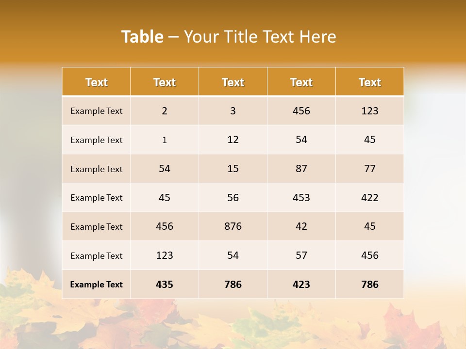 Bokeh Clean Seasonal PowerPoint Template