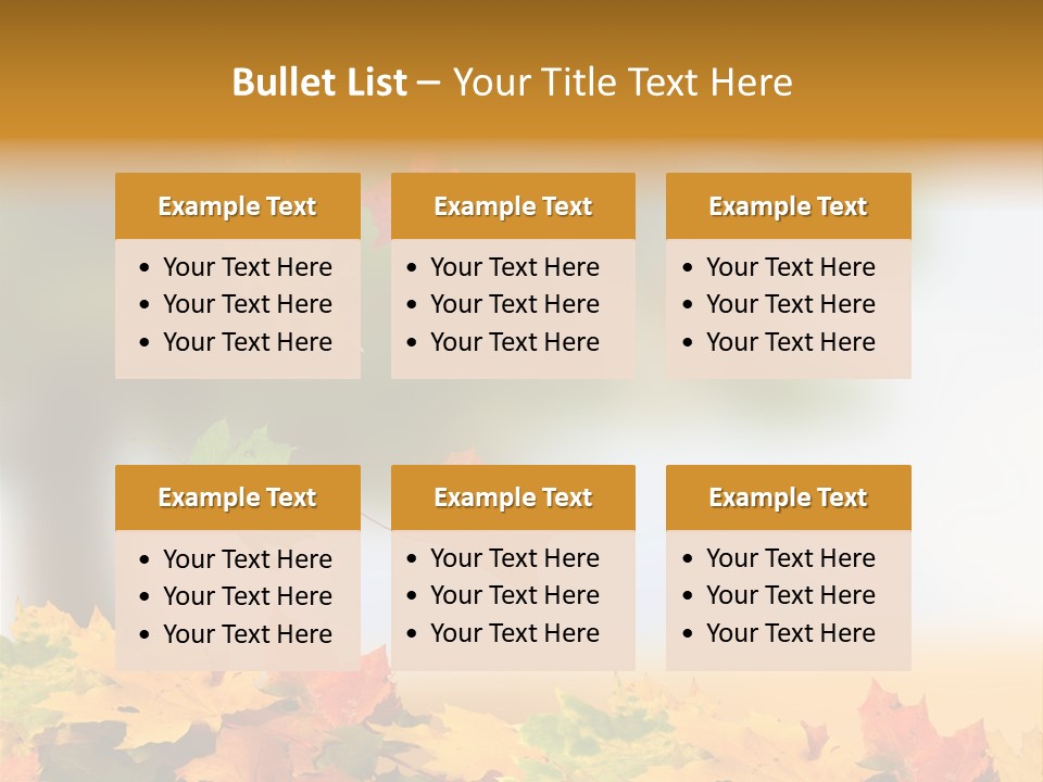 Bokeh Clean Seasonal PowerPoint Template