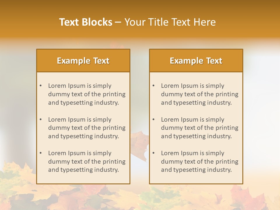 Bokeh Clean Seasonal PowerPoint Template
