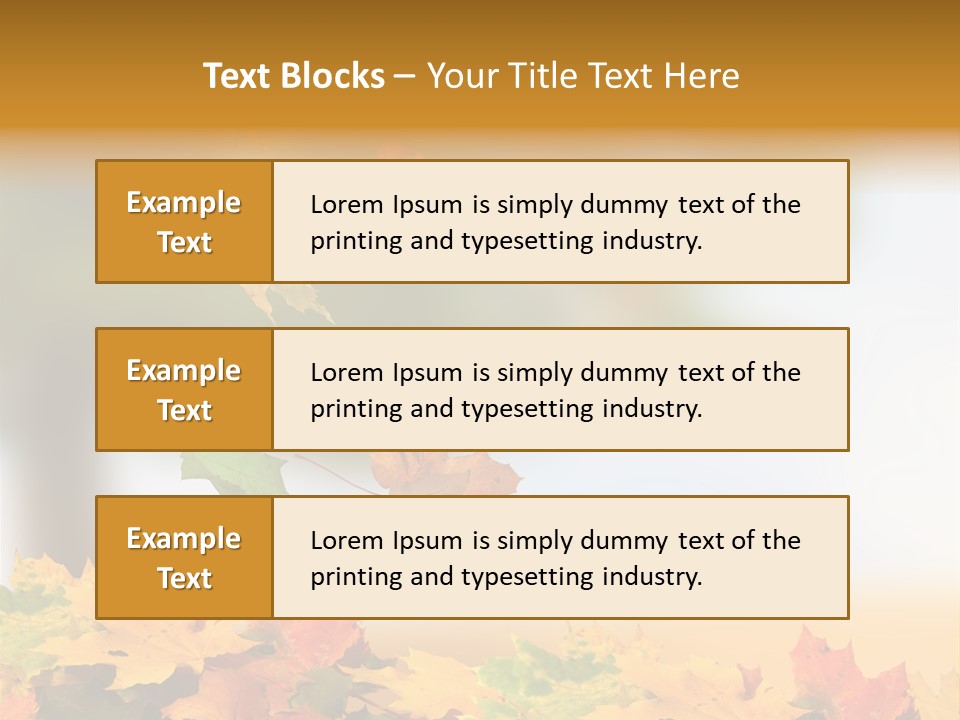Bokeh Clean Seasonal PowerPoint Template