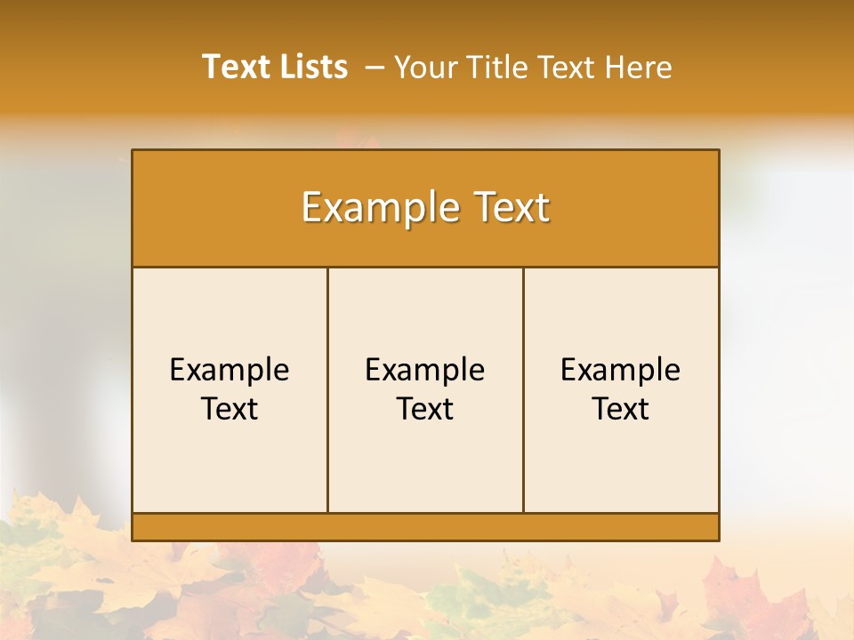 Bokeh Clean Seasonal PowerPoint Template