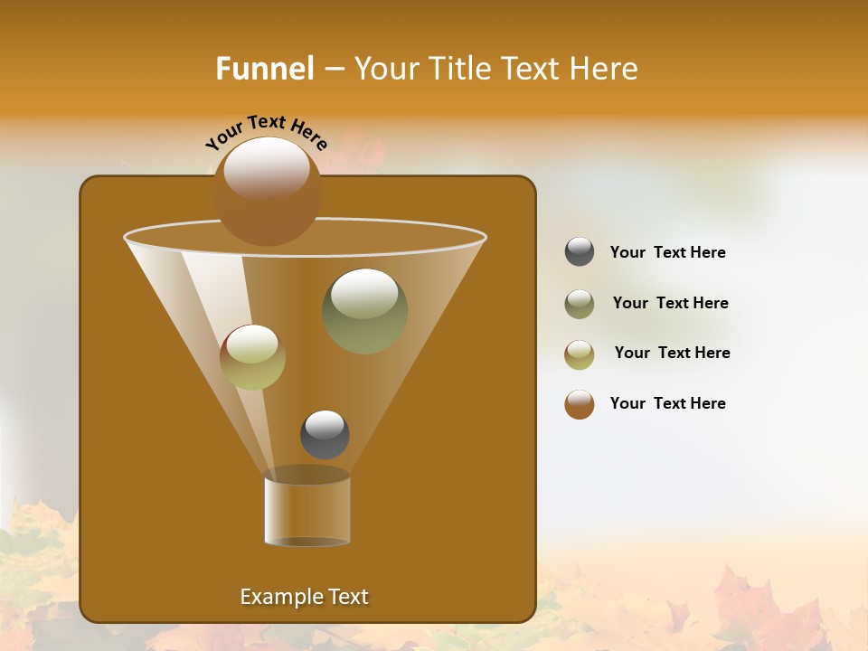 Bokeh Clean Seasonal PowerPoint Template