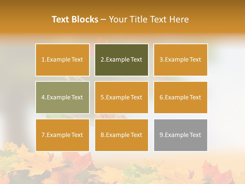Bokeh Clean Seasonal PowerPoint Template