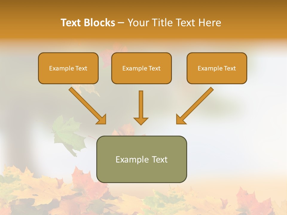 Bokeh Clean Seasonal PowerPoint Template