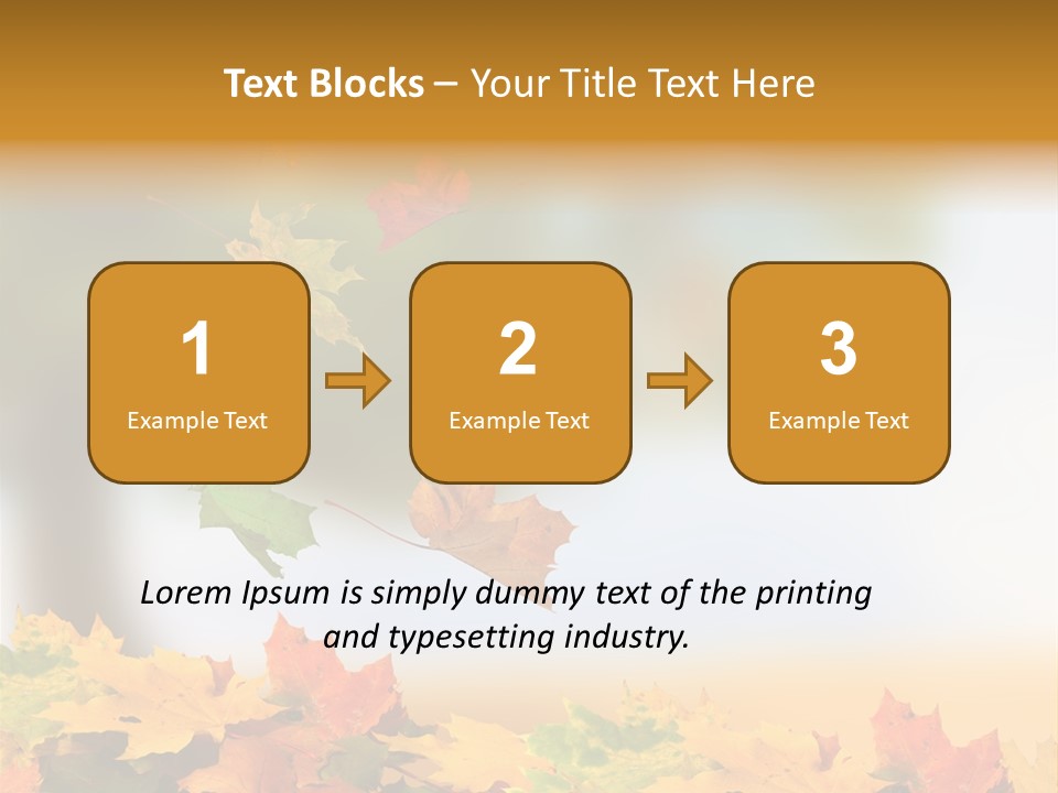 Bokeh Clean Seasonal PowerPoint Template