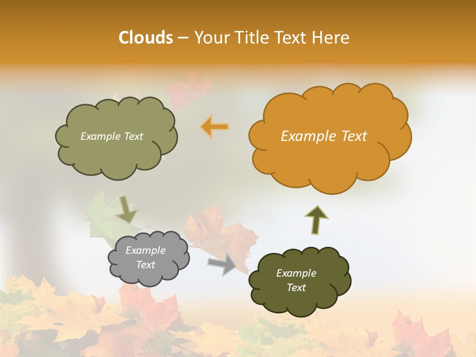 Bokeh Clean Seasonal PowerPoint Template