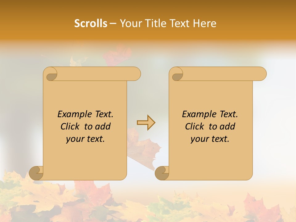 Bokeh Clean Seasonal PowerPoint Template