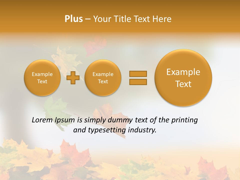 Bokeh Clean Seasonal PowerPoint Template