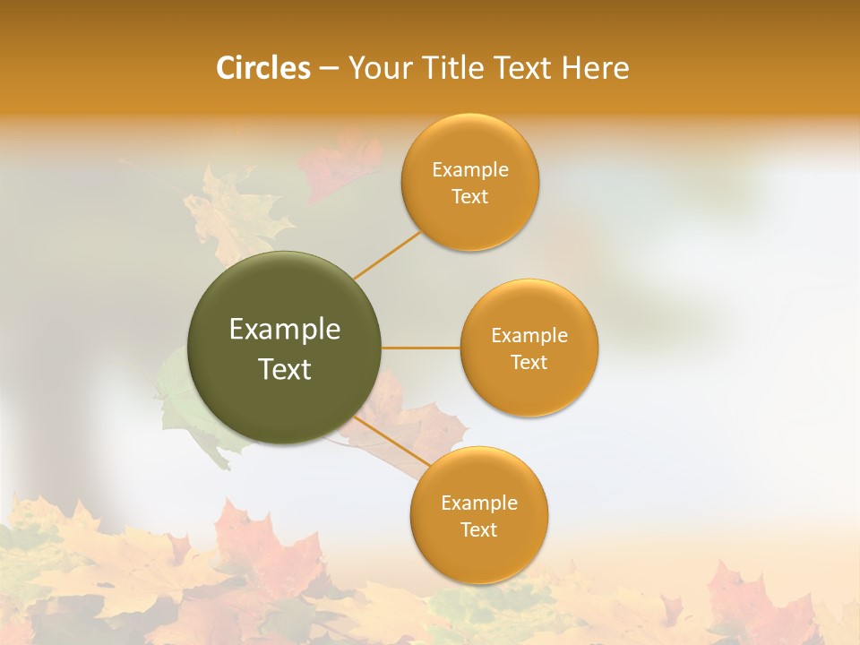 Bokeh Clean Seasonal PowerPoint Template