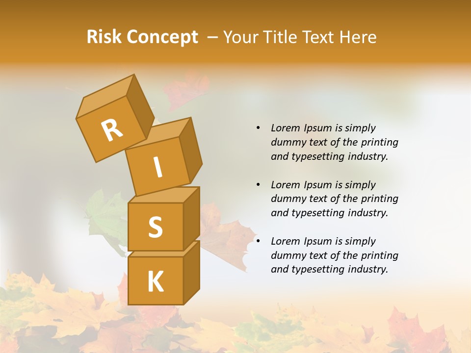 Bokeh Clean Seasonal PowerPoint Template