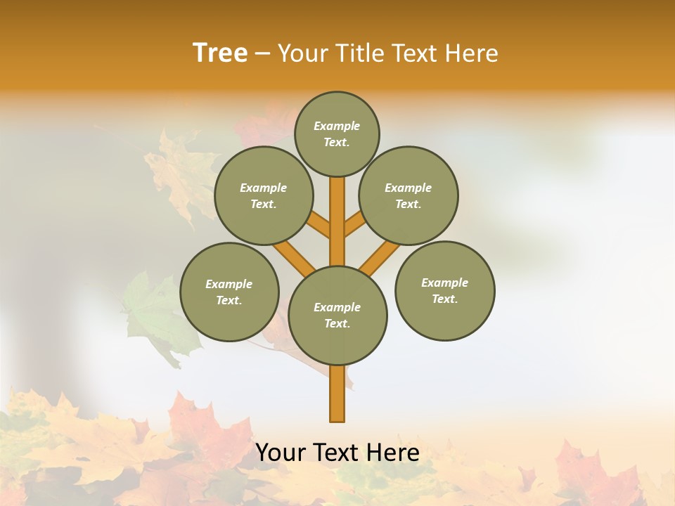 Bokeh Clean Seasonal PowerPoint Template