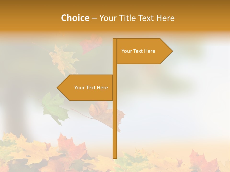 Bokeh Clean Seasonal PowerPoint Template