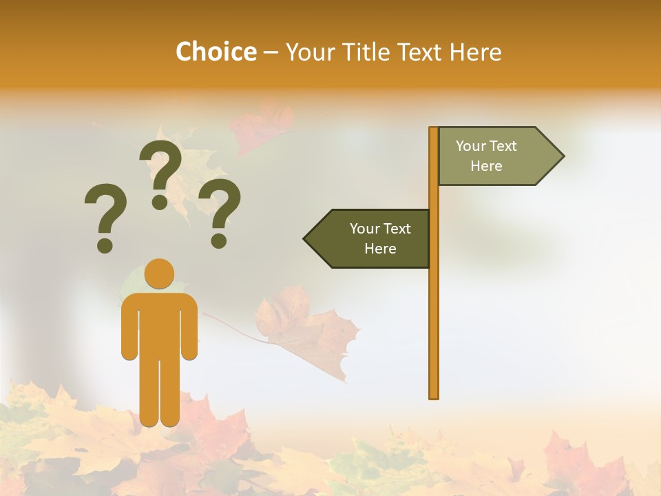 Bokeh Clean Seasonal PowerPoint Template