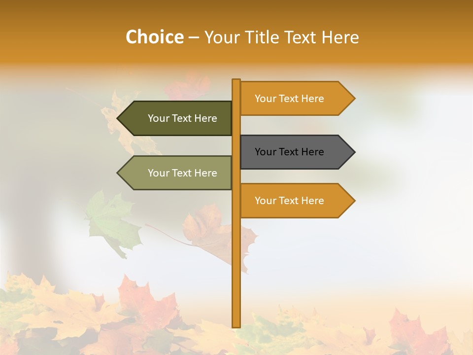 Bokeh Clean Seasonal PowerPoint Template