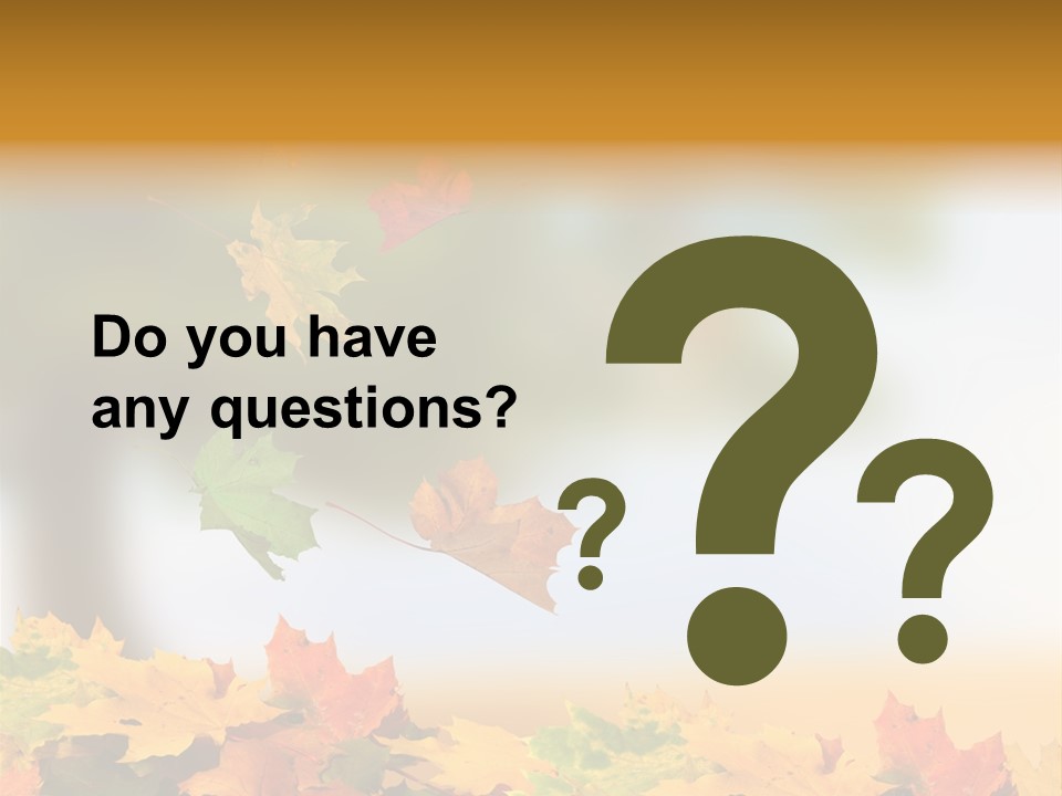 Bokeh Clean Seasonal PowerPoint Template