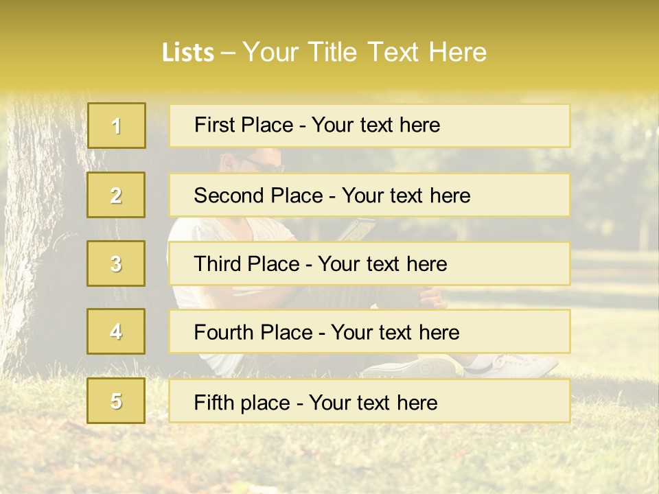Tree Day Mobility PowerPoint Template