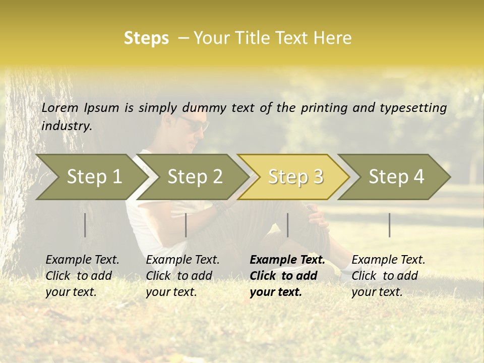 Tree Day Mobility PowerPoint Template