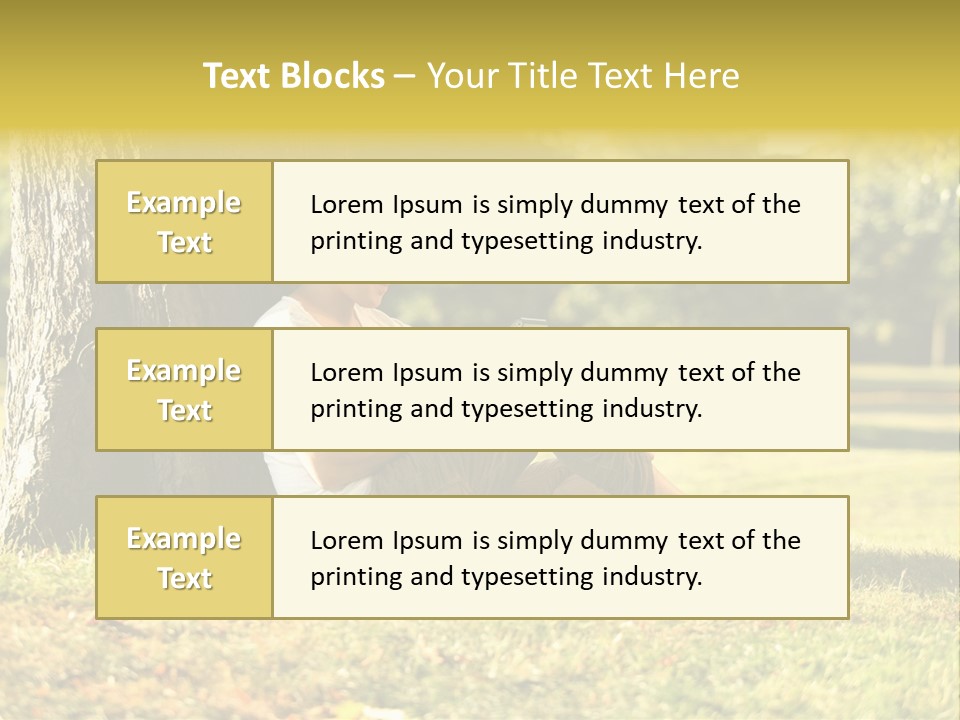 Tree Day Mobility PowerPoint Template