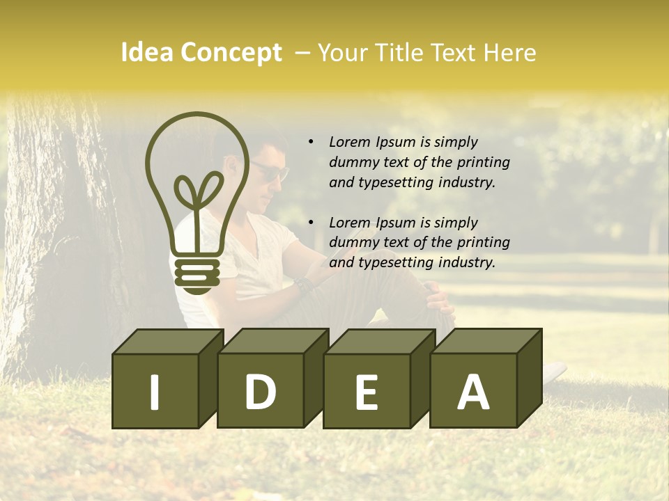 Tree Day Mobility PowerPoint Template
