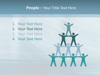Graphic Businessman Techno PowerPoint Template
