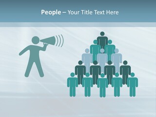 Graphic Businessman Techno PowerPoint Template