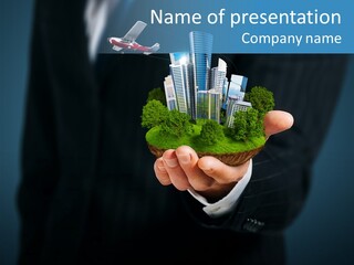 Downtown Estate Land PowerPoint Template