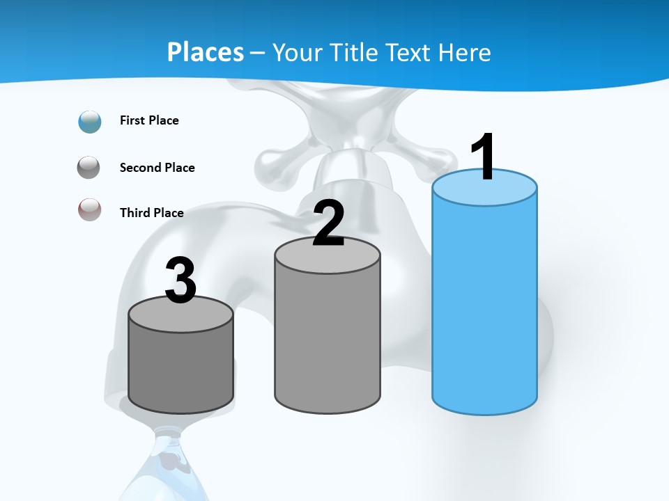 Raindrop Pipe Shiny PowerPoint Template