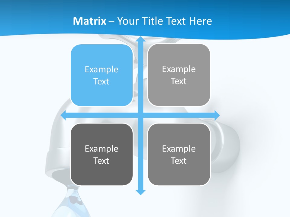 Raindrop Pipe Shiny PowerPoint Template