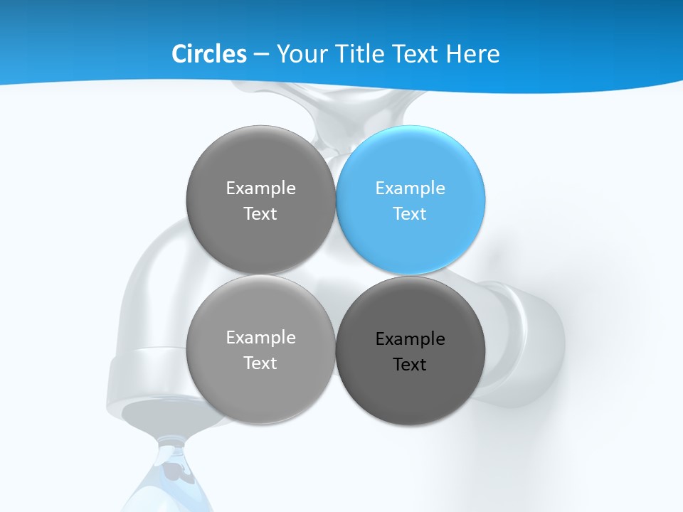 Raindrop Pipe Shiny PowerPoint Template