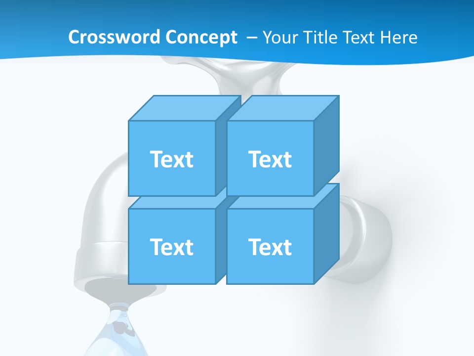 Raindrop Pipe Shiny PowerPoint Template