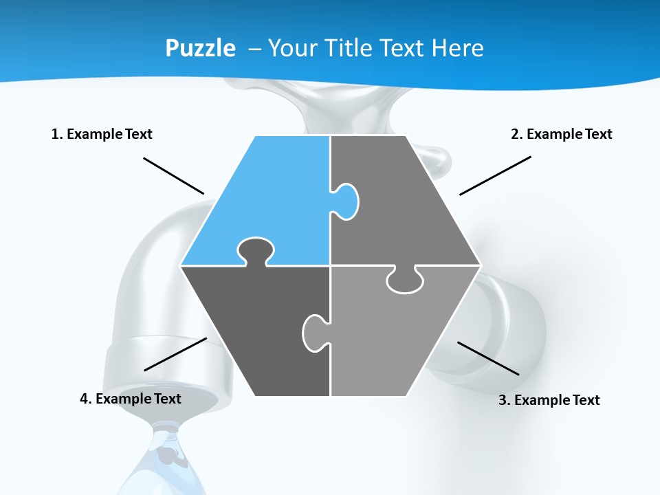 Raindrop Pipe Shiny PowerPoint Template